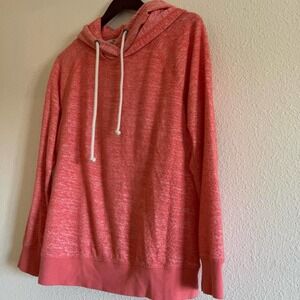 Stem Nordstrom Salmon Textured Double Hoodie Pullover